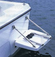 トランサムステップラダーWINDLINE折り畳み式3段タイプTDL-3X