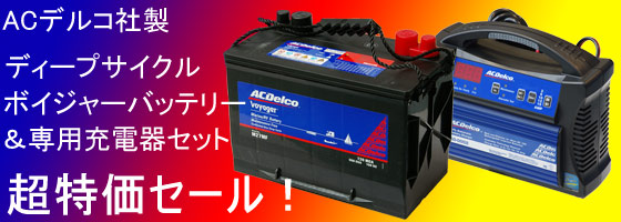 ACデルコAD-0002全自動マイコン制御バッテリー充電器 特価!