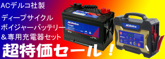 ACデルコAD全自動マイコン制御バッテリー充電器 特価!