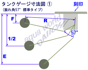 寸法図 標準 燃料タンクユニット