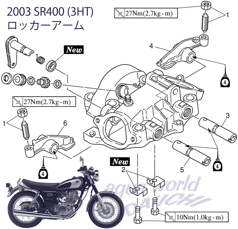 I[goC SOHCGW [J[A[ i\} 2003NSR400i3HT)