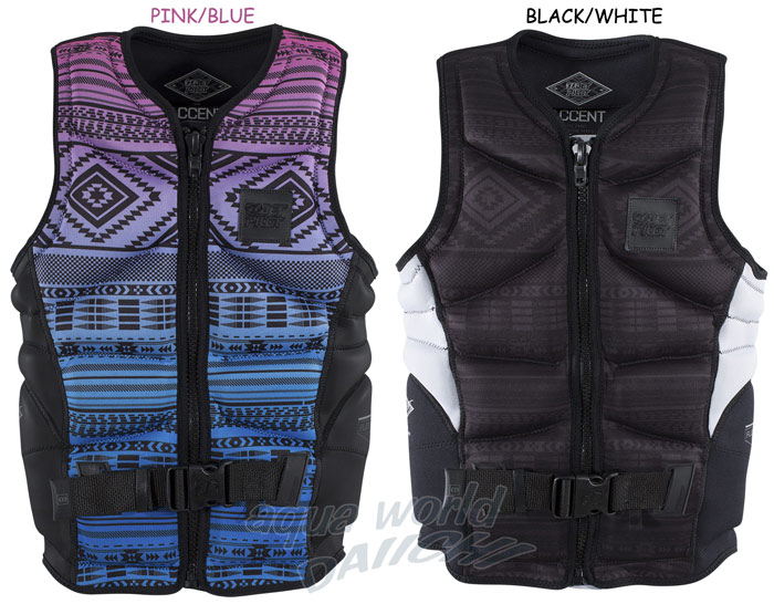 ピンクブルー/ブラック BES ASCENT NEO VEST JA5208