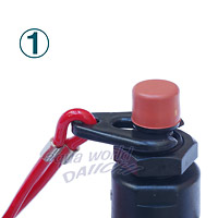 船外機キルスイッチ ランヤード差込状態