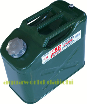 ガソリン携行缶FK-10 縦置きジープ缶10L