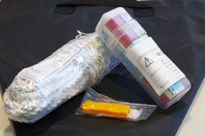 法定備品ロープ 信号紅炎 ホイッスル