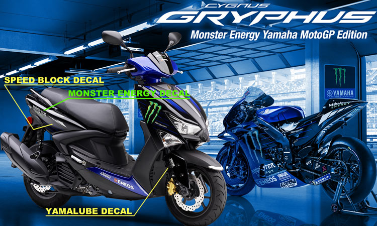 CYGNUS GRYPHUS MONSTER ENERGY MOTO GP EDITION