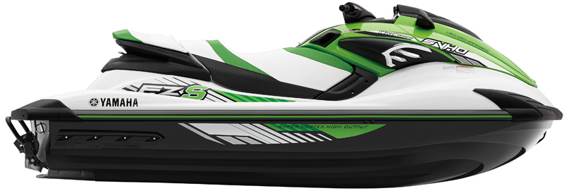 Pure White with Electric Green FZS SVHO 2016
