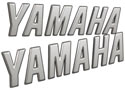 2枚セット ヤマハ立体抜き文字エンブレム Q5K-YSK-001-TB3